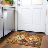 addison mayfield amf177 brown rug