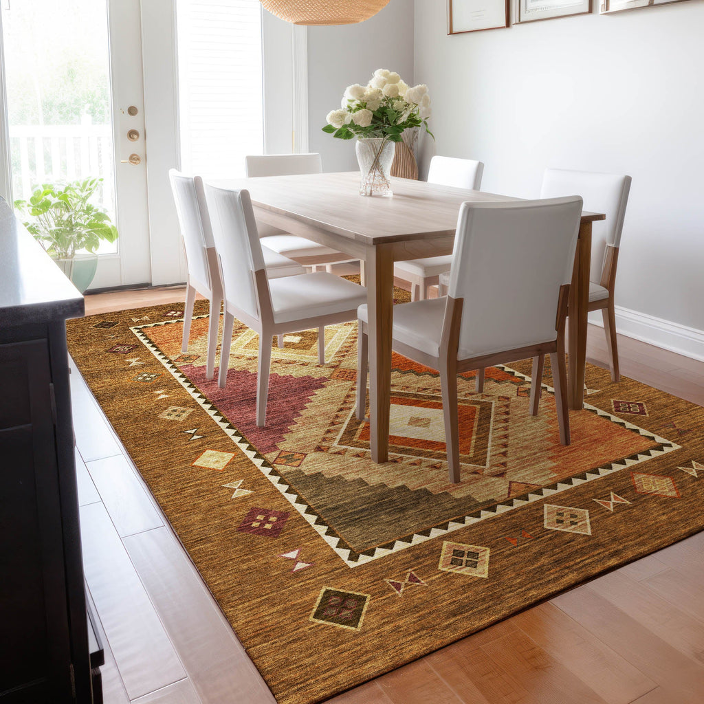 addison mayfield amf177 brown rug