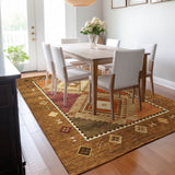 addison mayfield amf177 brown rug