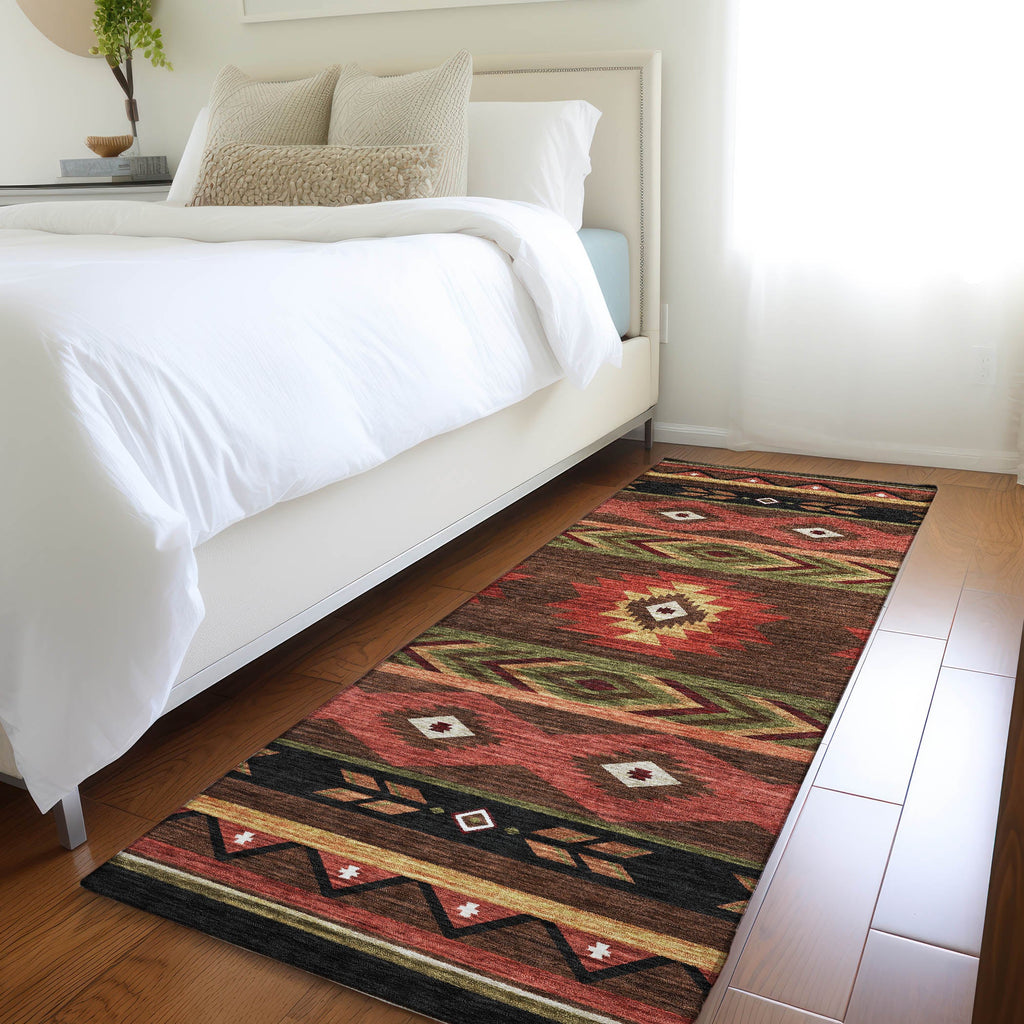 addison mayfield amf178 brown rug