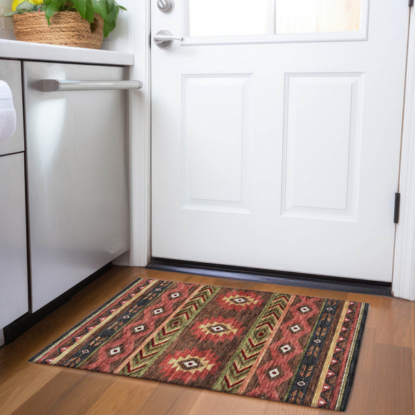 addison mayfield amf178 brown rug