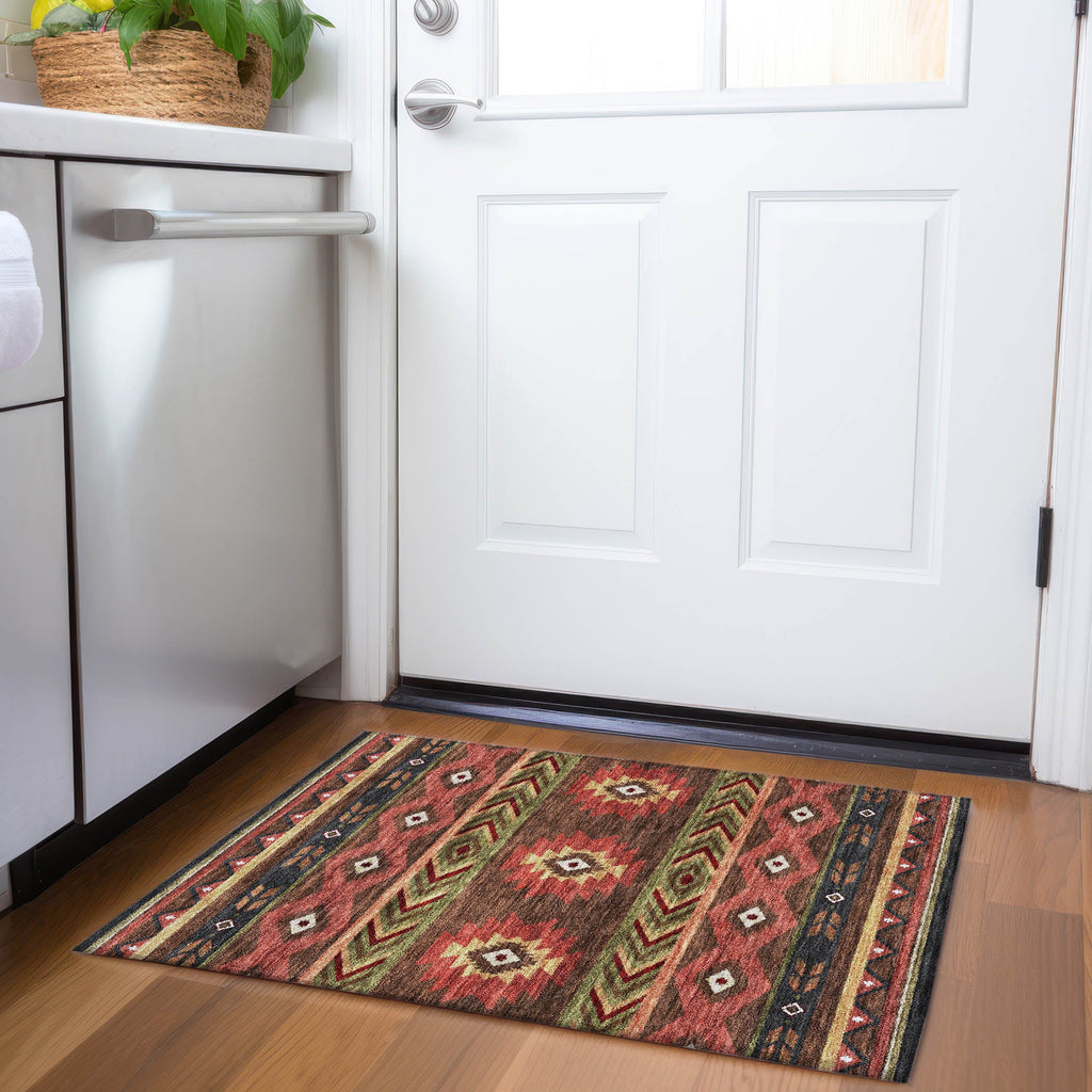 addison mayfield amf178 brown rug