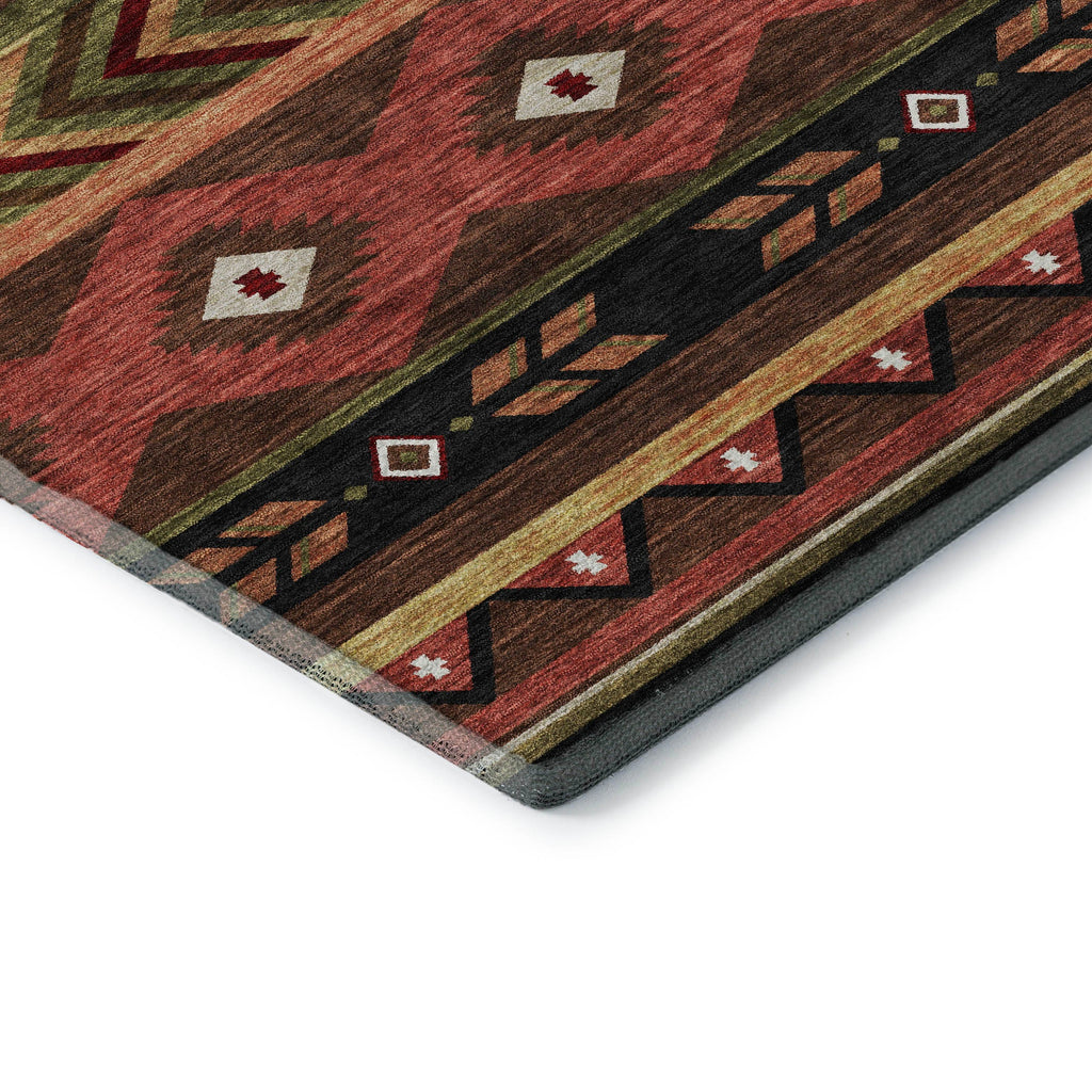 addison mayfield amf178 brown rug
