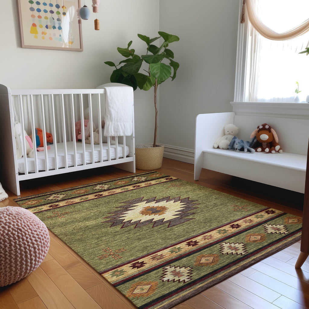 addison mayfield amf179 green rug