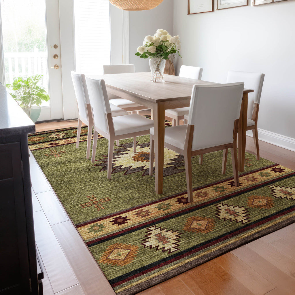addison mayfield amf179 green rug