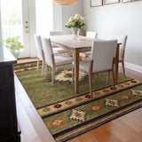 addison mayfield amf179 green rug
