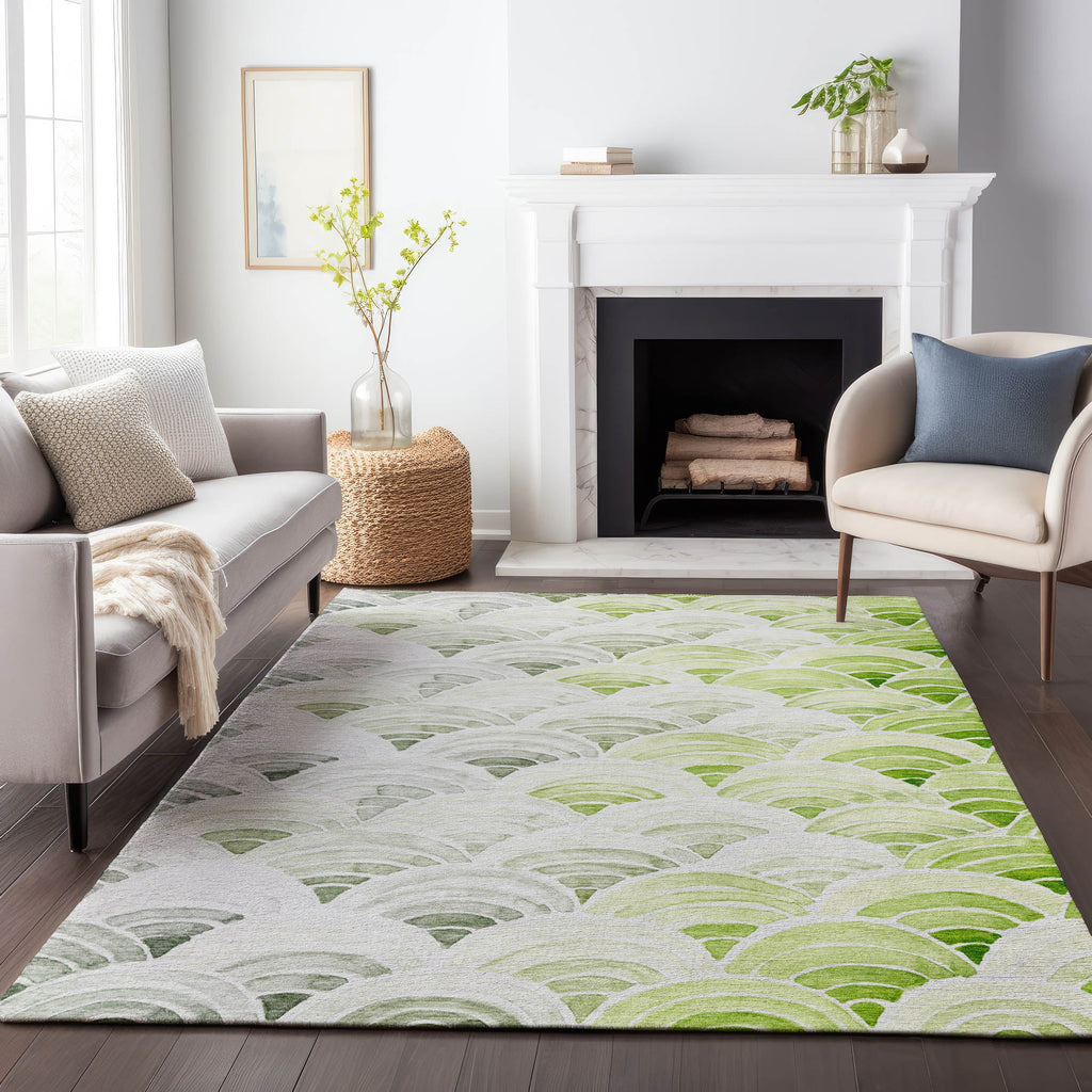 addison mayfield amf184 green rug
