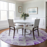 addison mayfield amf184 purple rug