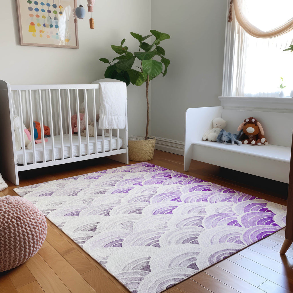 addison mayfield amf184 purple rug