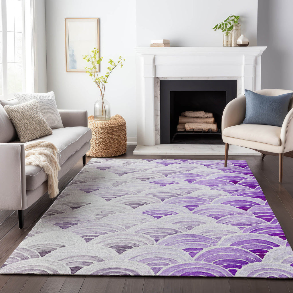 addison mayfield amf184 purple rug