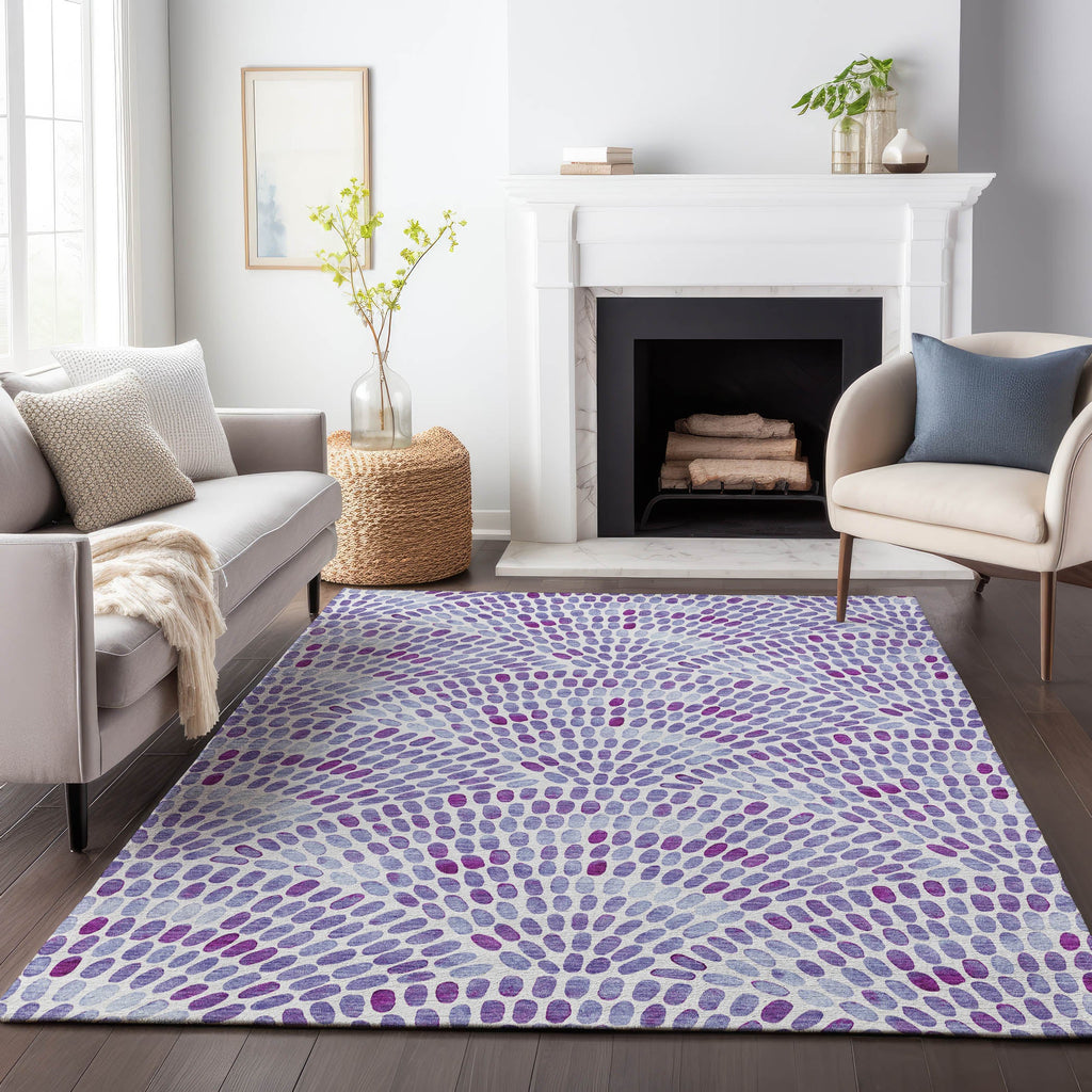 addison mayfield amf186 purple rug