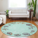 addison mayfield amf188 green rug
