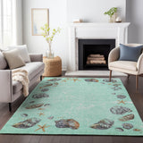 addison mayfield amf188 green rug