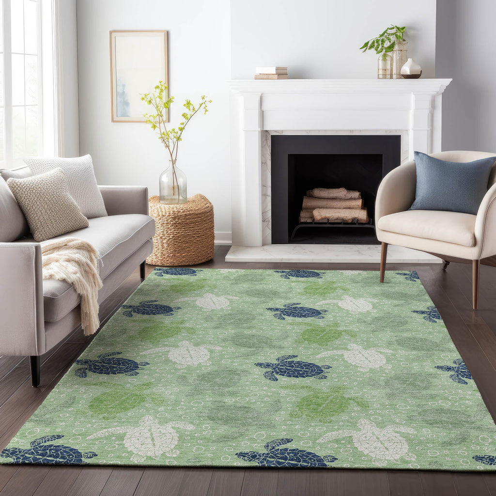 addison mayfield amf192 green rug