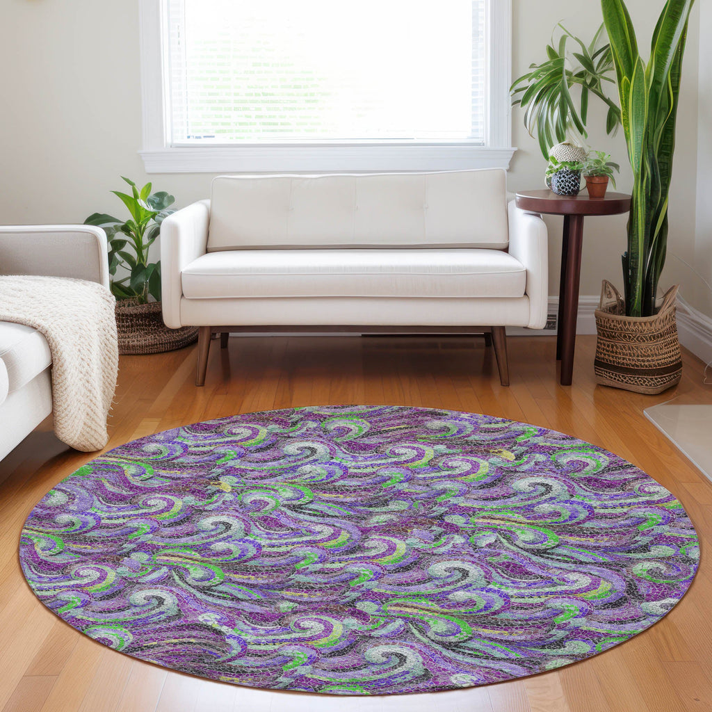 addison mayfield amf193 purple rug