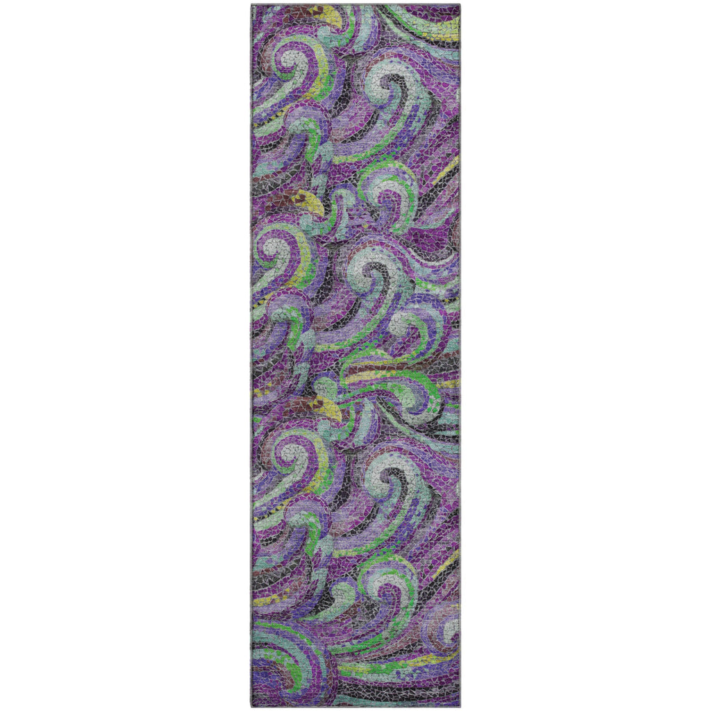 addison mayfield amf193 purple rug