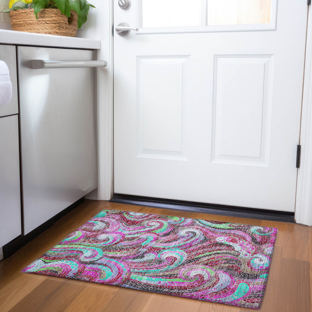 addison mayfield amf193 raspberry rug
