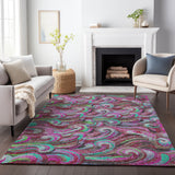 addison mayfield amf193 raspberry rug