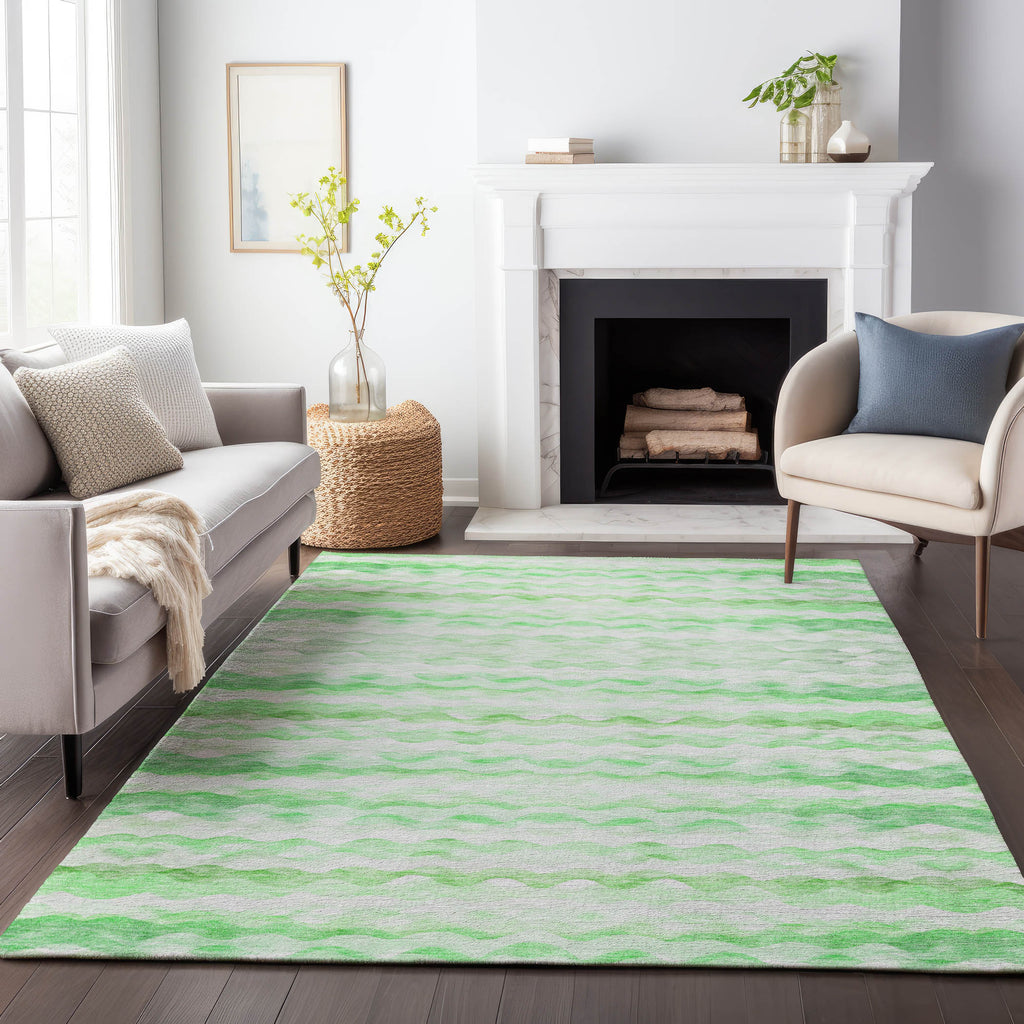 addison mayfield amf195 green rug