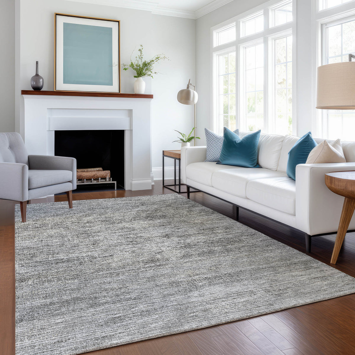 addison mayfield amf32 silver rug