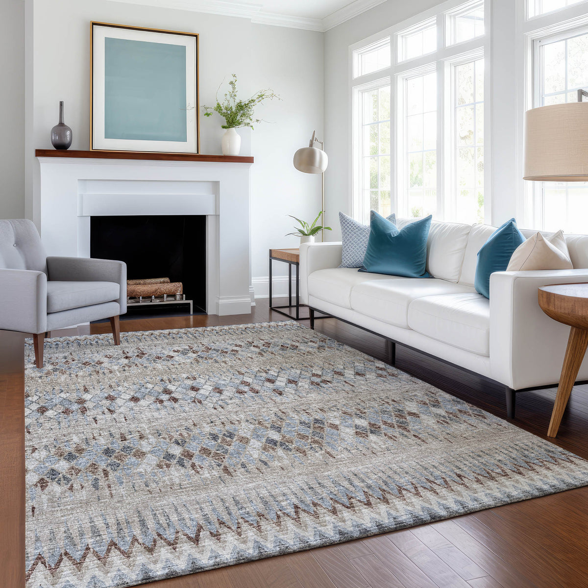 addison mayfield amf38 blue rug