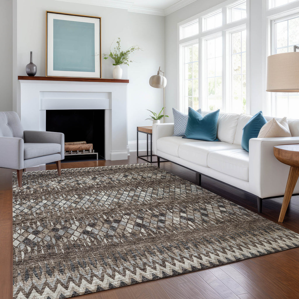 addison mayfield amf38 brown rug