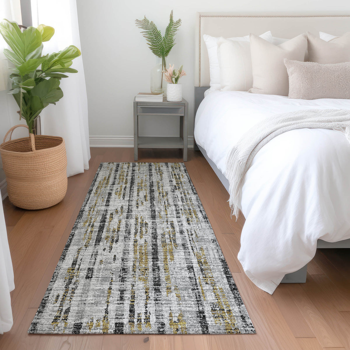 addison mayfield amf39 silver rug