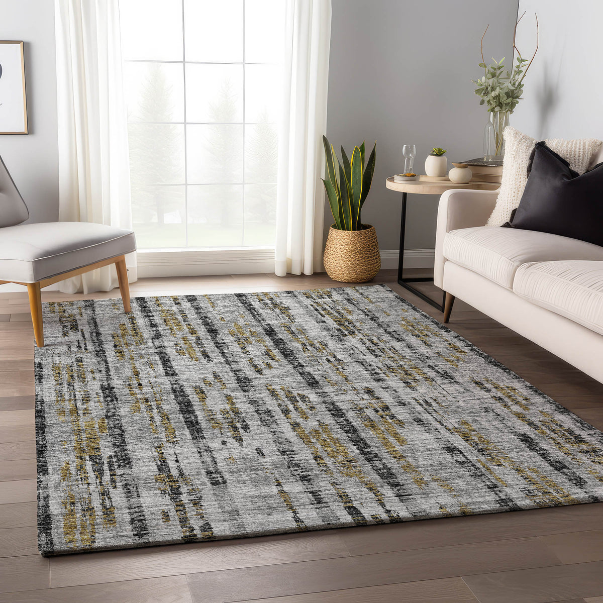 addison mayfield amf39 silver rug
