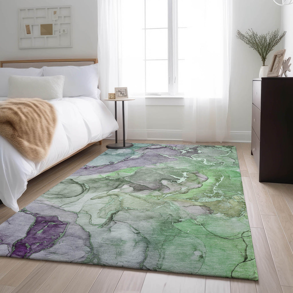 addison mayfield amf500 green rug