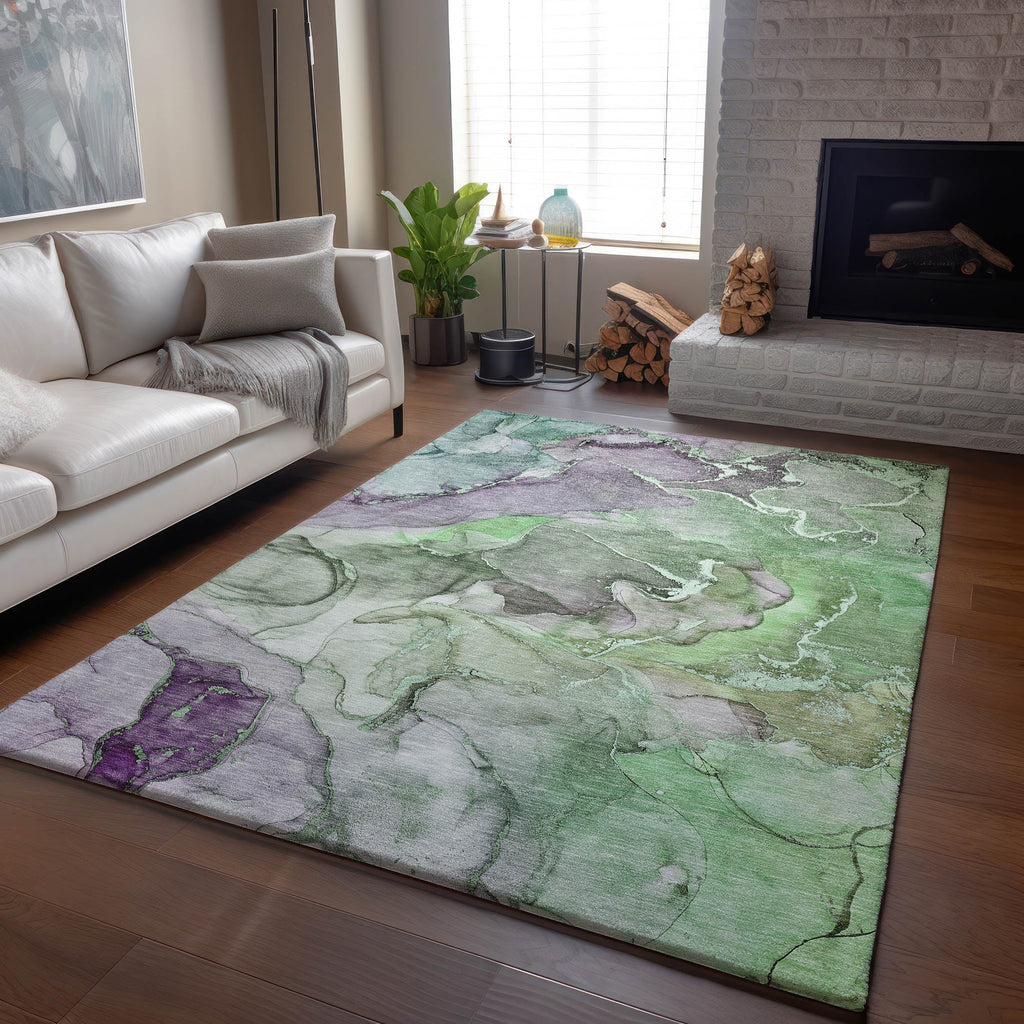addison mayfield amf500 green rug