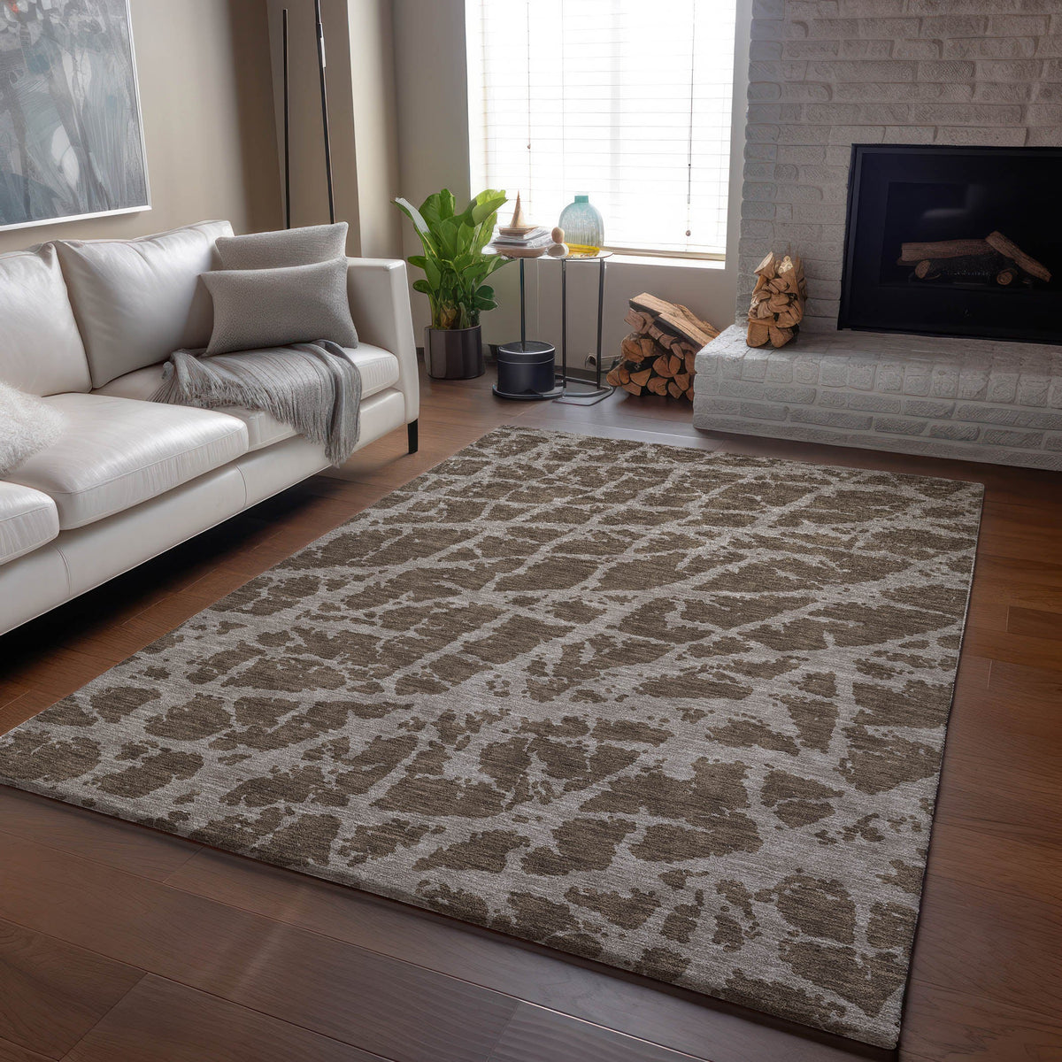 addison mayfield amf501 brown rug