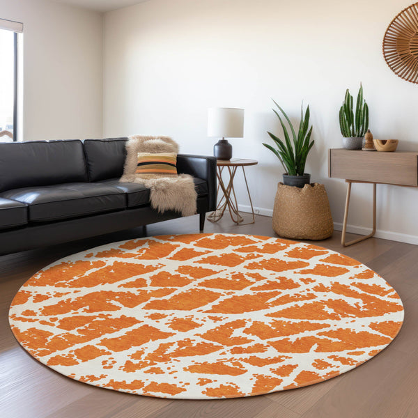 addison mayfield amf501 orange rug
