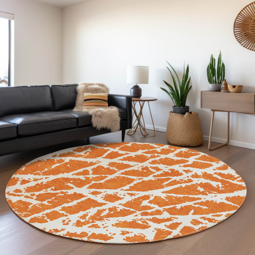 addison mayfield amf501 orange rug