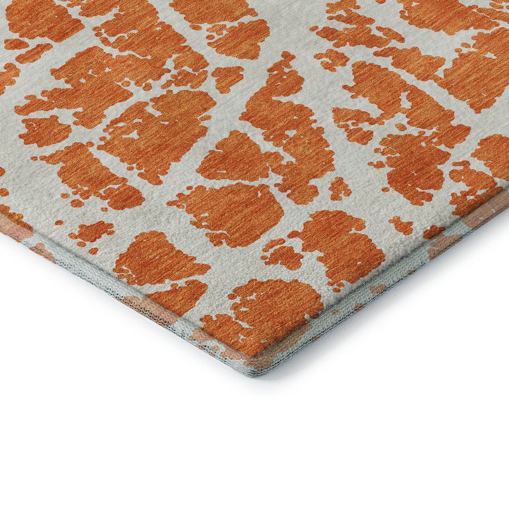addison mayfield amf501 orange rug