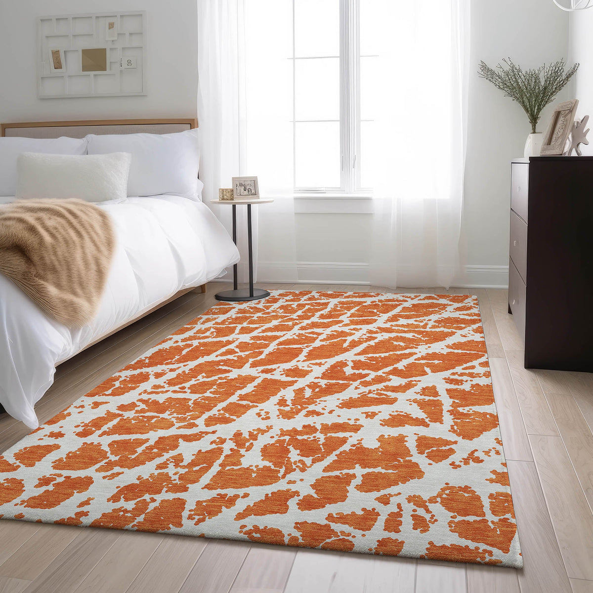 addison mayfield amf501 orange rug