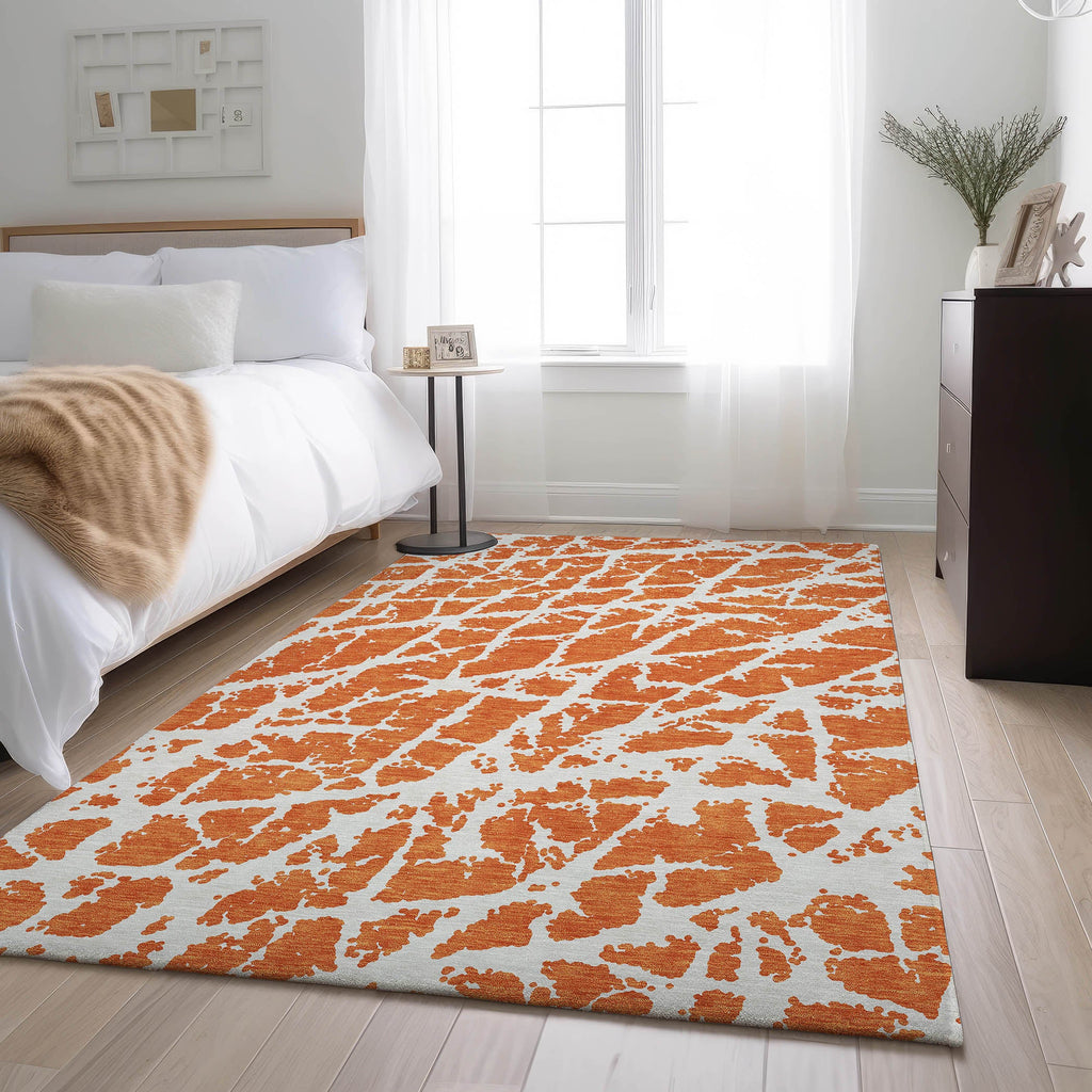 addison mayfield amf501 orange rug