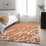 addison mayfield amf501 orange rug