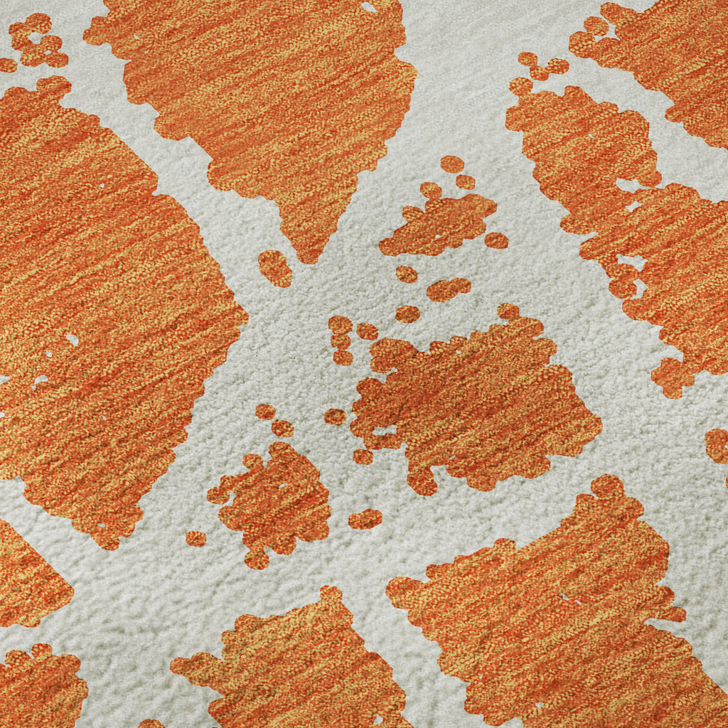 addison mayfield amf501 orange rug