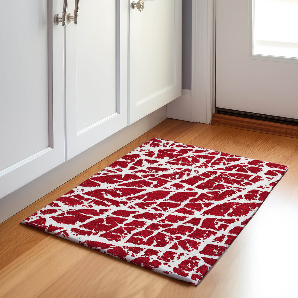 addison mayfield amf501 red rug