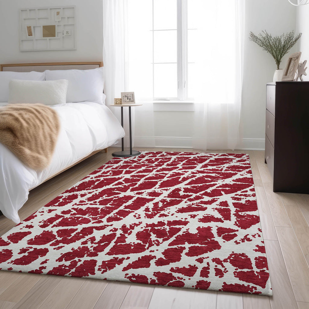addison mayfield amf501 red rug