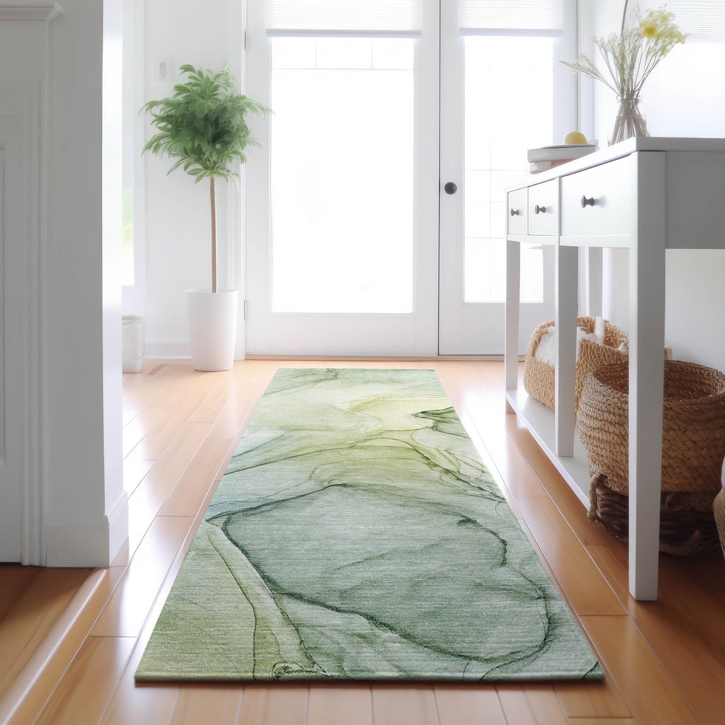 addison mayfield amf502 green rug