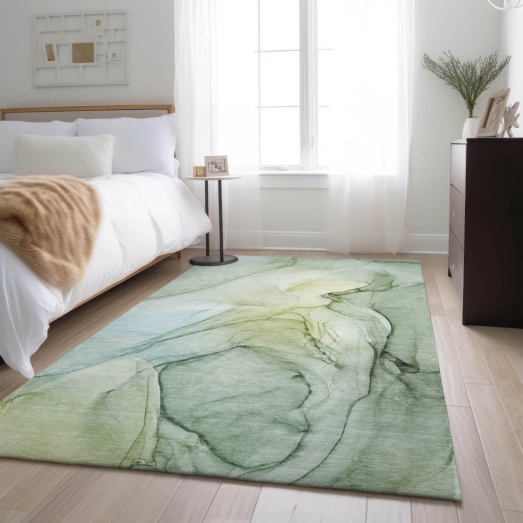 addison mayfield amf502 green rug