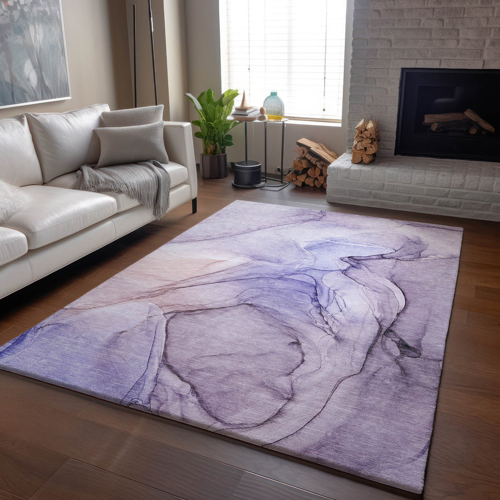 addison mayfield amf502 purple rug
