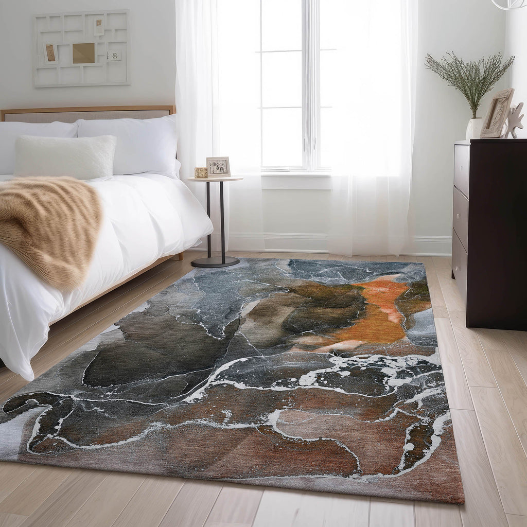 addison mayfield amf503 orange rug
