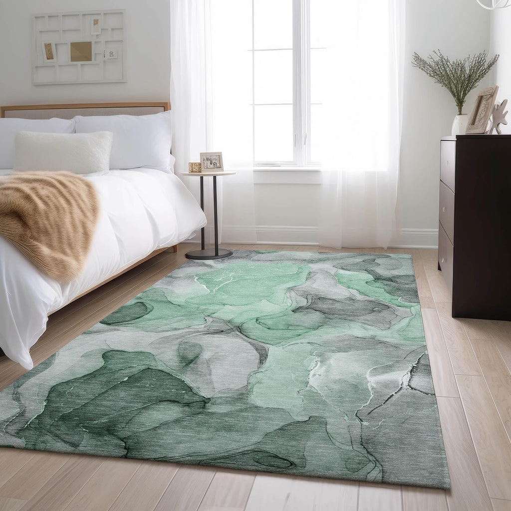 addison mayfield amf504 green rug