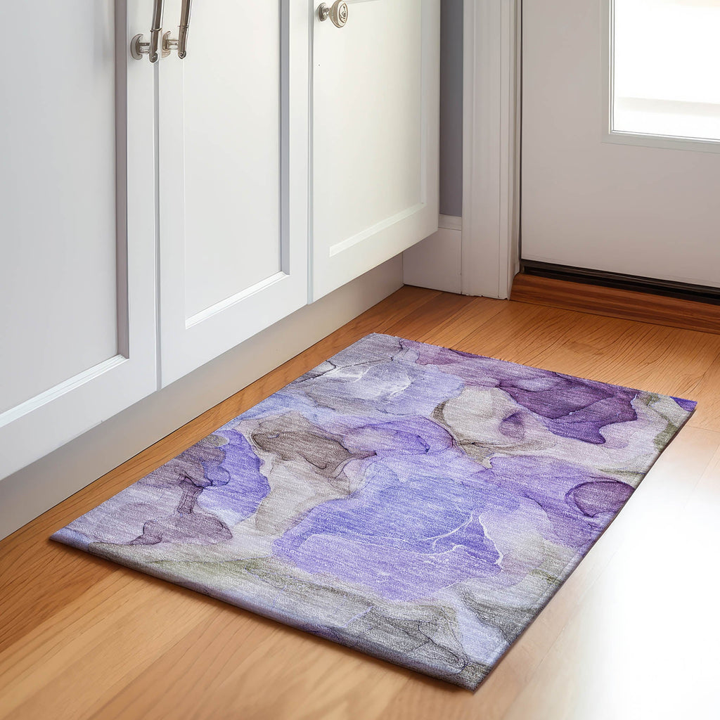 addison mayfield amf504 purple rug