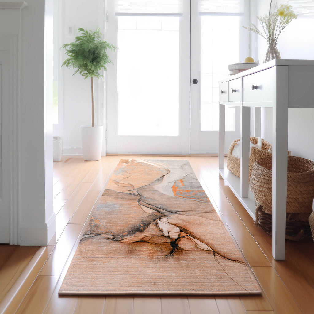 addison mayfield amf506 orange rug