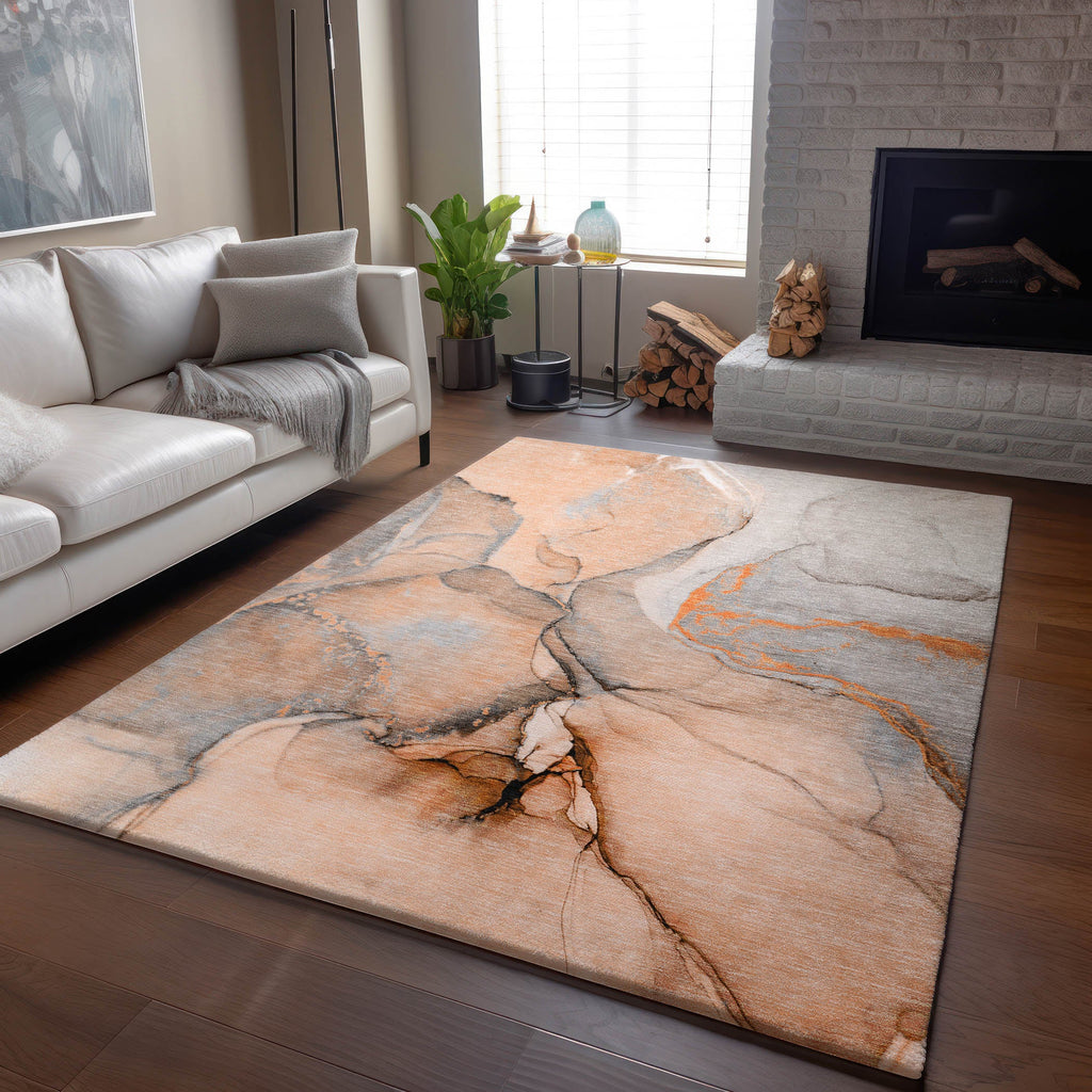 addison mayfield amf506 orange rug