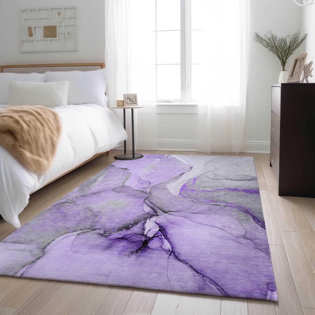 addison mayfield amf506 purple rug