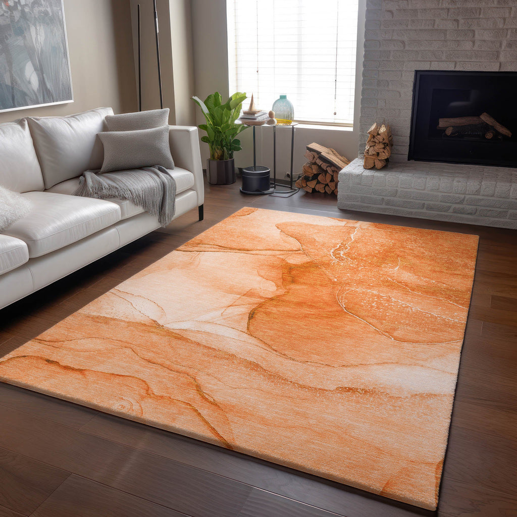 addison mayfield amf507 orange rug
